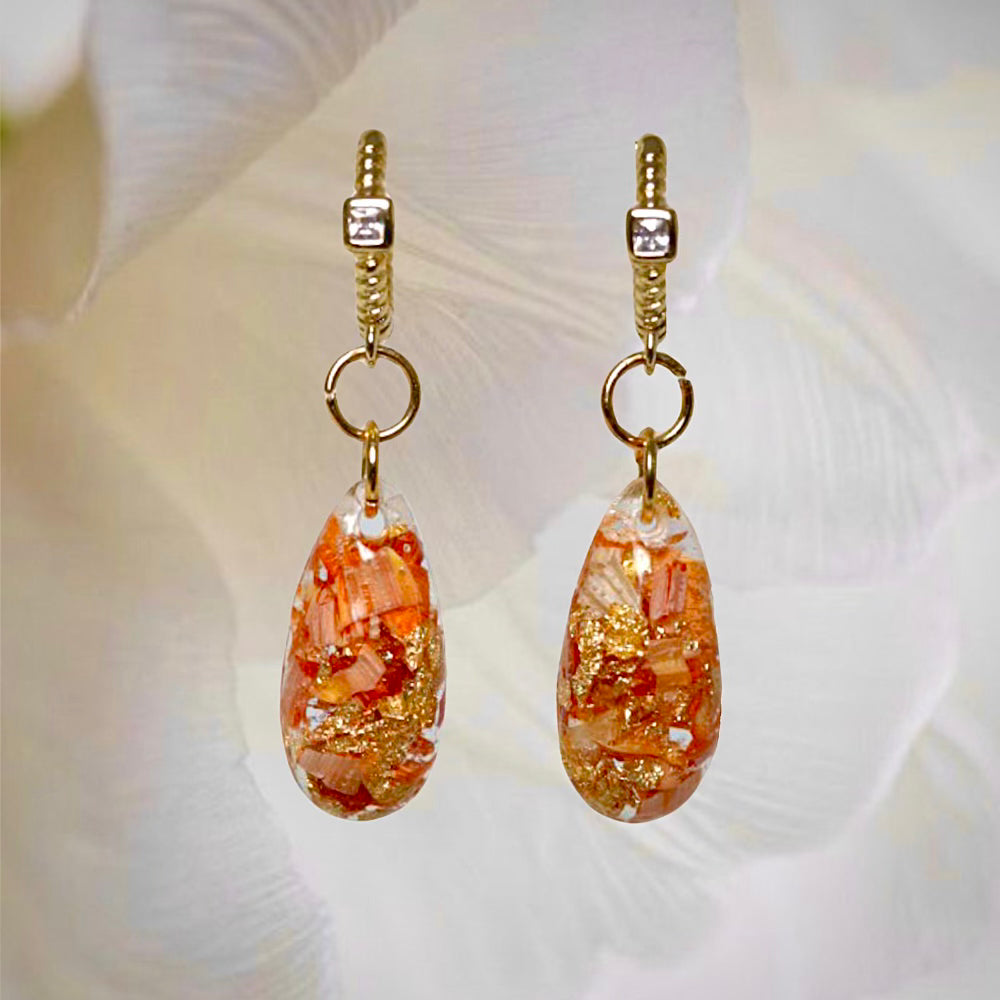 Zinnia Citrus Earrings