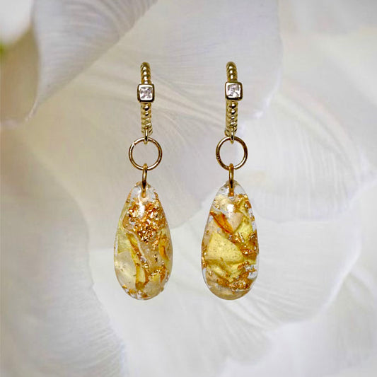 Daisy Citrine Earrings